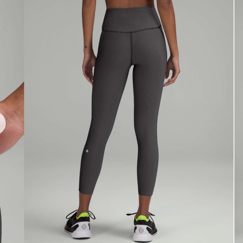 Lululemon Base Pace High-Rise Tight 25" *Two-Tone Ribbed